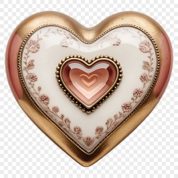 A high-resolution transparent PNG graphic of a love heart with a clear background, suitable for commercial or personal use.
