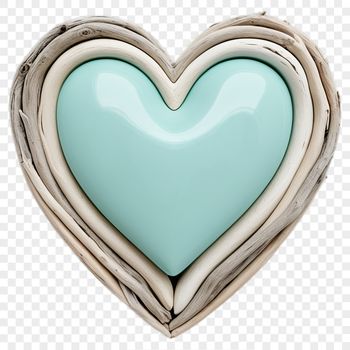 A transparent PNG heart graphic with a clear background, suitable for sublimation printing or digital applications.