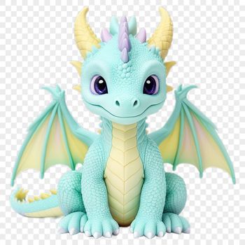 A large, high-resolution PNG image of a mythical dragon against a clear background.