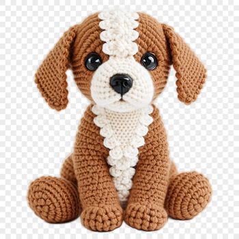 An adorable digital illustration of a small dog suitable for commercial or personal use.