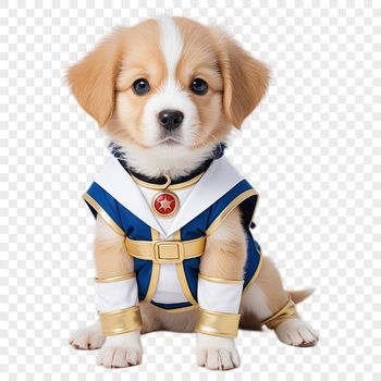 A high-resolution transparent PNG image of a cute puppy with a clear background, suitable for commercial use.