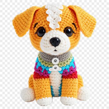 An adorable puppy illustration in a large, free-to-download PNG format suitable for commercial use.