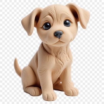 A small dog with fluffy fur sitting on its hind legs, suitable for personal or commercial use.