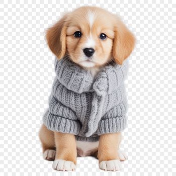 A cute, high-resolution image of a small dog with a clear background, ideal for commercial or personal use.