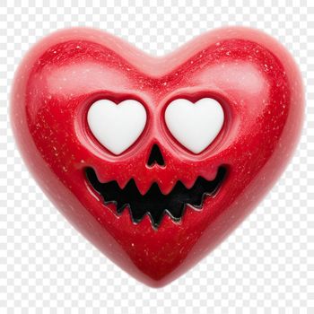 A transparent heart graphic with a clear background, suitable for high-resolution printing and digital designs.