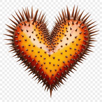 Simple heart shape with clear background in high resolution PNG format.