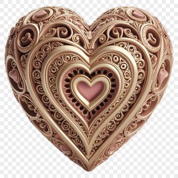 A high-resolution transparent PNG image of a single heart symbol.