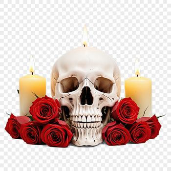 A high-resolution, fully editable skull design in PNG format, ideal for print projects, web design, and DIY crafts.