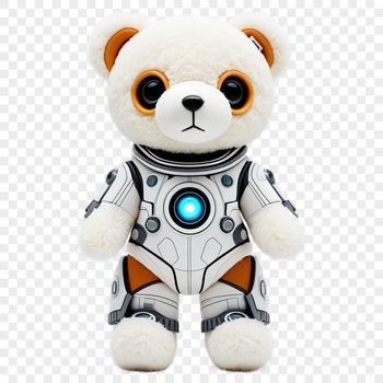 A high-resolution transparent teddy bear graphic in a clear background.