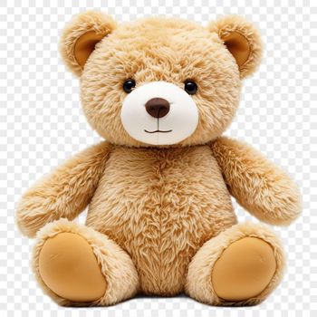 A high-resolution transparent teddy bear PNG with a clear background for commercial and personal use.