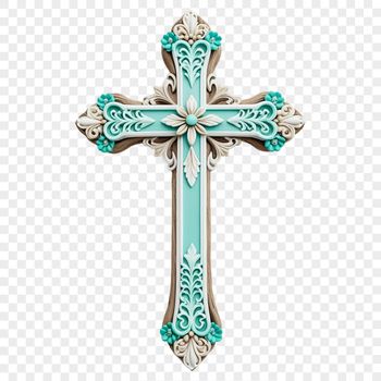 A simple, high-resolution PNG crucifix with a clear background, suitable for commercial or personal use.