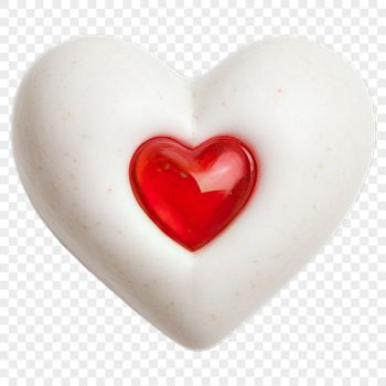 A high-resolution transparent love heart PNG icon for commercial or personal use.