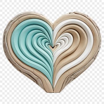 High-resolution heart graphic with clear background for commercial use.