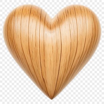 A high-resolution transparent heart icon with a clear background.