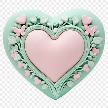 A large, transparent heart icon with a clear background, ideal for sublimation printing and DIY projects.
