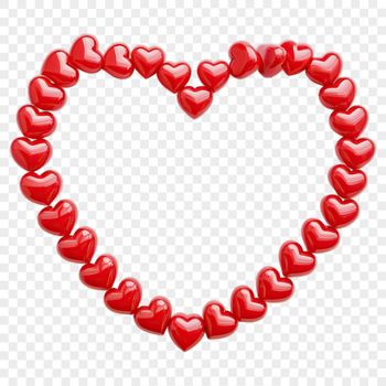 A clear transparent heart graphic with a simple background, ideal for digital and print designs.