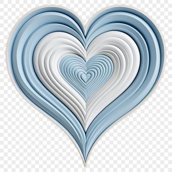 Transparent love heart icon in high resolution for commercial or personal use.