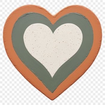 Transparent heart icon in high resolution PNG format.