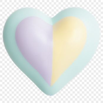 A simple, high-resolution transparent PNG heart icon with a clear background, suitable for various creative uses.