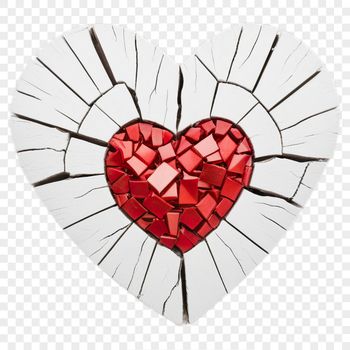 A high-resolution PNG image of a stylized heart symbol, suitable for commercial use or DIY projects.