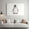 Transparent PNG Image of Cute Penguin Chick A high-resolution transparent PNG image of an adorable baby penguin with a clear background.