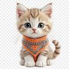 Cute White Kitten PNG Image A cute, high-resolution PNG image of a playful white kitten with a clear background.