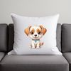 Transparent Background Puppy Image A high-resolution illustration of a cute puppy with a transparent background.
