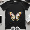 Colorful Winged Insect Design A colorful insect with delicate wings, ideal for printing or digital use.