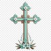 Simple White Cross PNG Image A high-resolution PNG image of a simple white cross against a transparent background suitable for digital use.