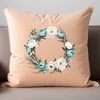 Beautiful Wreath Clipart PNG A floral wreath made up of various flowers and foliage, suitable for high-resolution printing or digital use.