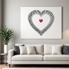 Love Icon in High Definition A high-resolution transparent PNG heart icon suitable for commercial and personal use.