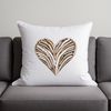 A stylized heart graphic A vector graphic illustration of a stylized heart with a clear background.