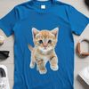 Professional Cat Illustration A high-resolution image of a cute kitten in a clear transparent background, suitable for commercial and personal use.