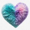 Transparent Love Icon for Digital Use A transparent PNG heart with a clear background, suitable for high-resolution printing or digital use.