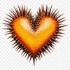 High-Res Love Heart Graphic Design Asset A high-resolution PNG heart icon with a clear background, suitable for commercial or personal use in various designs.