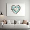 Clear Transparent Heart Symbol PNG A single heart symbol with a clear transparent background.