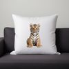 Large Clear Image of a Tiger A high-resolution image of a tiger against a clear background.