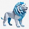 Large image of a lion with clear background, suitable for high-resolution printing or web design.