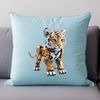 Wildlife Illustration of a Tiger A high-resolution transparent PNG image of a tiger in a clear background.