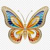 Beautiful Lepidoptera Species Close-Up A colorful insect with delicate wings and long antennae.