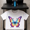 Beautiful Transparent Insect Image A high-resolution transparent PNG image of a colorful butterfly against a clear background.