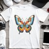 Beautiful Insect Wildlife Photography A close-up photograph of a butterfly with clear transparent wings and a simple background.