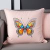Colorful Butterfly Illustration in Transparent PNG High-resolution transparent PNG image of a colorful butterfly with intricate details.