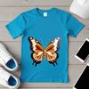 Colorful Insect Design A high-resolution illustration of a colorful butterfly on a clear background.
