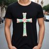 Detailed Religious Symbol PNG Image A clear transparent image of a cross with intricate details and no background.