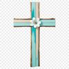 Simple Cross Design for Print A simple transparent image of a crucifix on a clear background.