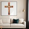Classic Cross Symbol Illustration A clear background PNG illustration of a classic cross symbol used in various religious and personal contexts.
