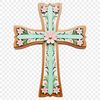 High-Resolution Crucifix PNG A detailed, high-resolution transparent PNG image of a crucifix, suitable for commercial or personal use in various designs.