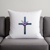 Transparent Cross Icon A high-resolution transparent image of a simple crucifix on a clear background, suitable for commercial and personal use.