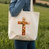Beautiful High Resolution Cross Image A simple crucifix with a floral pattern design on its surface.